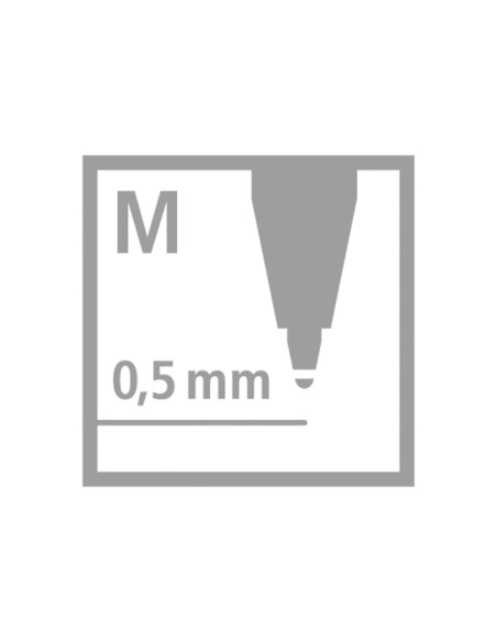 CI | Boligrafo stabilo pointball 0,5 mm color rojo