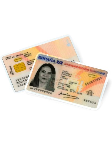 CI | Bolsa de plastificar q-connect 90 x 60 mm 200 mc carnet de nif caja de 100 unidades