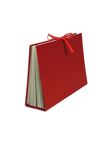 CI | Carpeta fuelle liderpapel folio carton forrado burdeos
