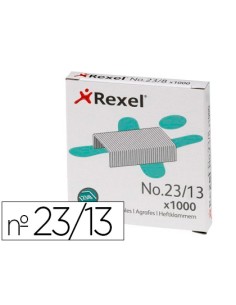 CI | Grapas rexel 23/13 acero caja 1000 unidades