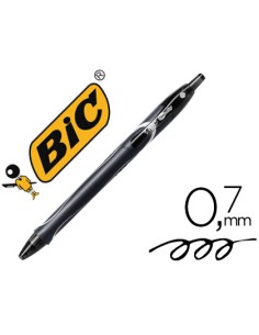 CI | Boligrafo bic gelocity quick dry retractil tinta gel...