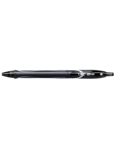 CI | Boligrafo bic gelocity quick dry retractil tinta gel negro punta de 0,7 mm