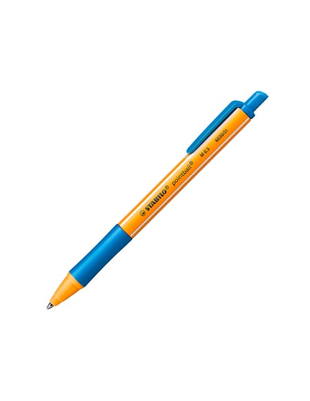 CI | Boligrafo stabilo pointball 0,5 mm retractil turquesa