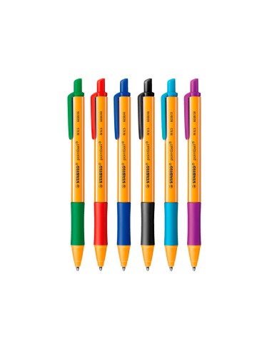 CI | Boligrafo stabilo pointball 0,5 mm retractil turquesa
