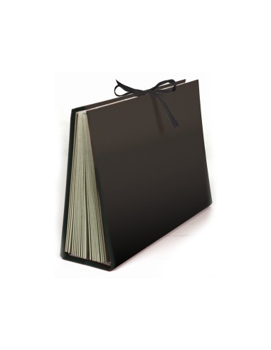CI | Carpeta fuelle liderpapel folio carton forrado negra