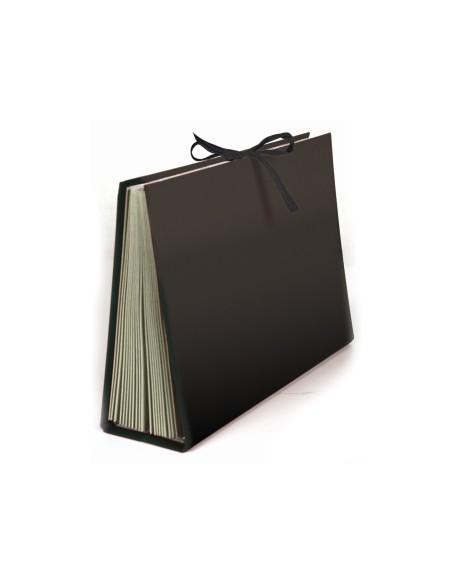 CI | Carpeta fuelle liderpapel folio carton forrado negra