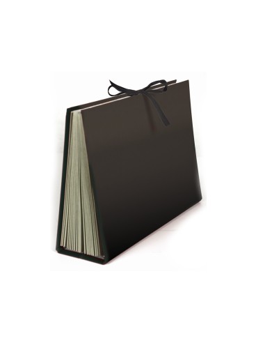 CI | Carpeta fuelle liderpapel cuarto carton forrado negra
