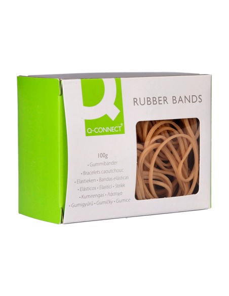 CI | Gomillas elasticas q-connect 100 gr numero 15 150 x 2 mm