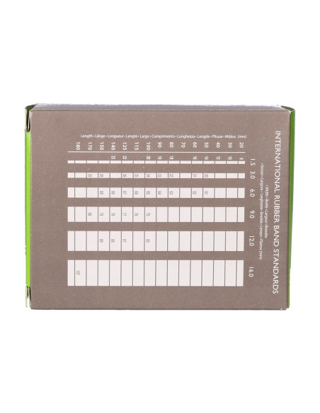 CI | Gomillas elasticas q-connect 100 gr numero 12 120 x 2 mm