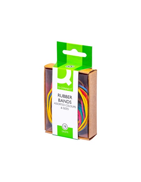 CI | Gomillas elasticas colores q-connect -caja de 15 gr
