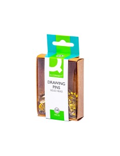 CI | Chinchetas q-connect doradas -caja de 120 unidades 2