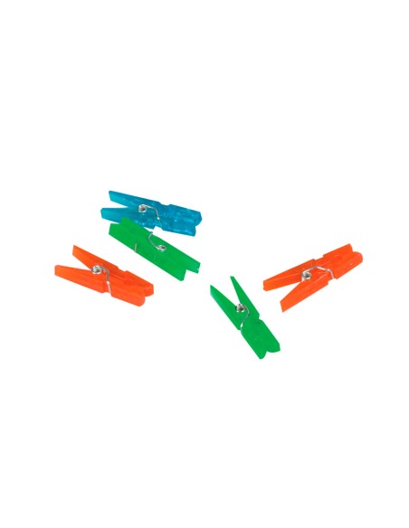 CI | Pinza fantasia q-connect -32 mm -caja de 10 unidades -colores surtidos
