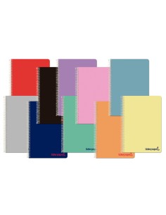 CI | Cuaderno espiral liderpapel a5 wonder tapa plastico... 2