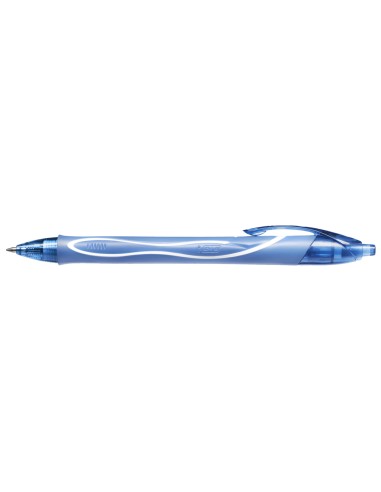 CI | Boligrafo bic gelocity quick dry retractil tinta gel turquesa punta de 0,7 mm