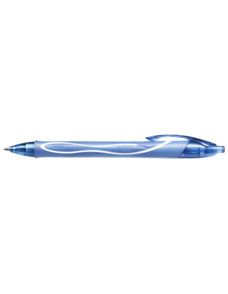 CI | Boligrafo bic gelocity quick dry retractil tinta gel turquesa punta de 0,7 mm
