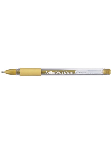 CI | Boligrafo artline 1900 softline tinta aceite metalico oro