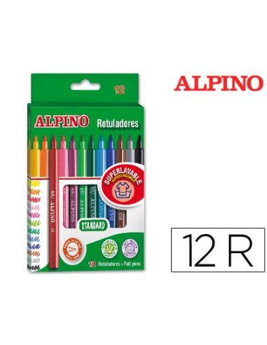 CI | Rotulador alpino -caja de 12 colores