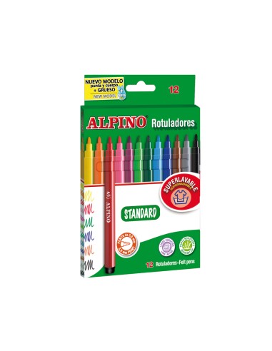 CI | Rotulador alpino -caja de 12 colores