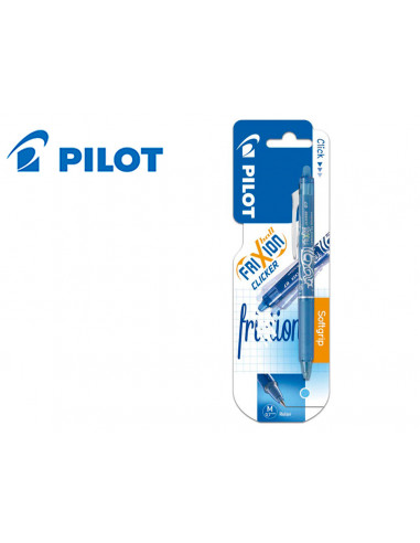CI | Boligrafo pilot frixion clicker borrable 0,7 mm color azul claro en blister