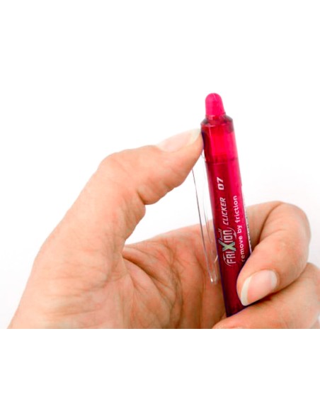 CI | Boligrafo pilot frixion clicker borrable 0,7 mm color rojo