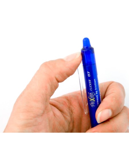 CI | Boligrafo pilot frixion clicker borrable 0,7 mm color azul