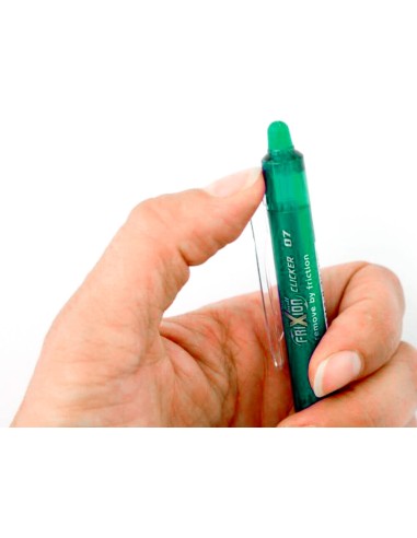 CI | Boligrafo pilot frixion clicker borrable 0,7 mm color verde