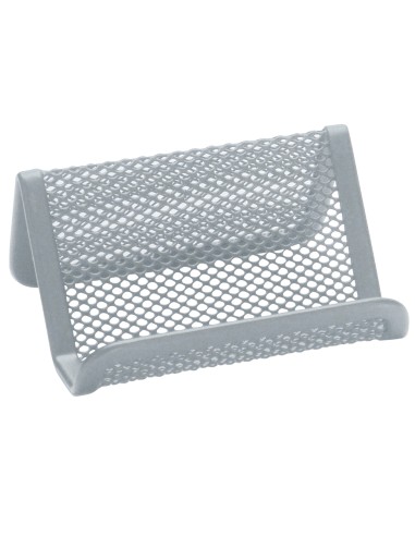 CI | Portatarjeta q-connect metalico plateado...