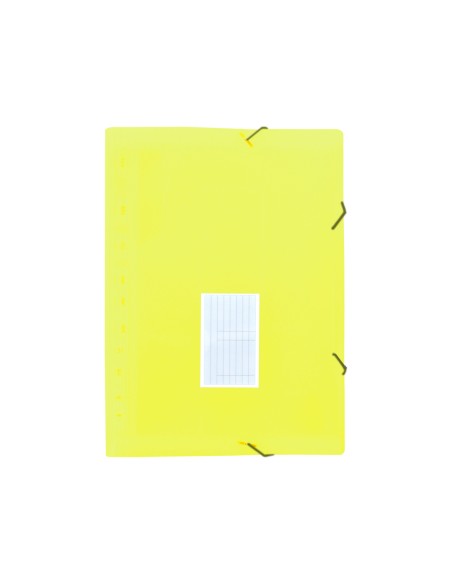 CI | Carpeta liderpapel clasificador fuelle polipropileno din a4 amarillo fluor opaco 13 departamentos