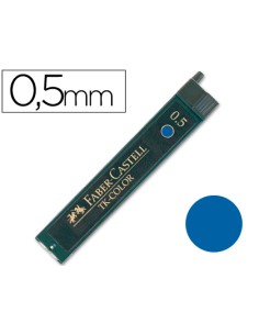 CI | Minas faber de colores 9085 0,5 mm azul -estuche de...
