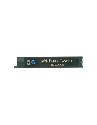 CI | Minas faber de colores 9085 0,5 mm azul -estuche de 12 minas