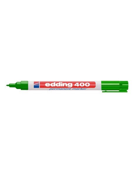 CI | Rotulador edding marcador permanente 400 verde punta redonda 1 mm