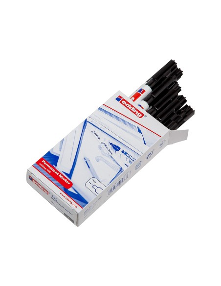 CI | Rotulador edding marcador permanente 400 negro punta redonda 1 mm