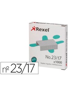 CI | Grapas rexel 23/17 acero caja 1000 unidades