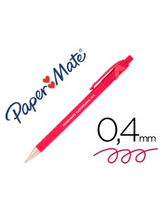 CI | Boligrafo flexgrip retractil rojo