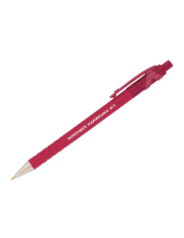 CI | Boligrafo flexgrip retractil rojo