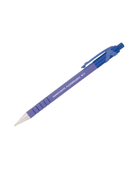 CI | Boligrafo flexgrip retractil azul