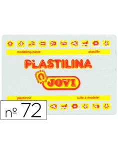 CI | Plastilina jovi 72 blanco -unidad -tamaño grande