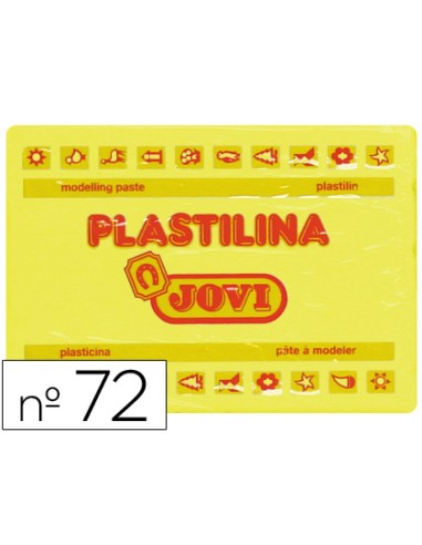 CI | Plastilina jovi 72 amarillo claro -unidad -tamaño grande