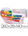 CI | Carpeta liderpapel clasificador fuelle 43804 polipropileno para letras y cheques spectrafile 13 dpto
