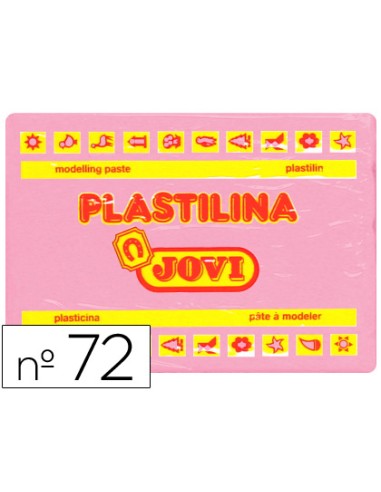 CI | Plastilina jovi 72 rosa -unidad -tamaño grande