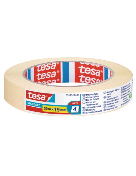 CI | Cinta adhesiva tesa para pintor 50 mt x 19 mm