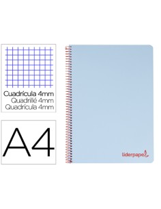 CI | Cuaderno espiral liderpapel a4 wonder tapa plastico...