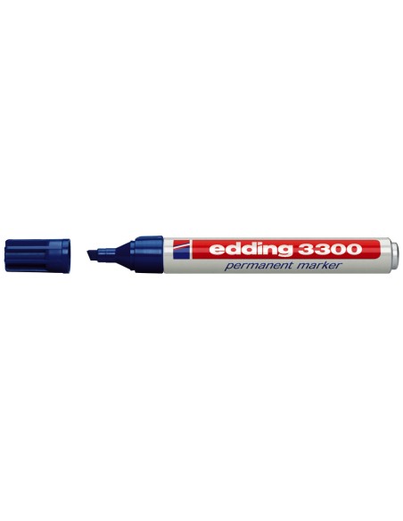 CI | Rotulador edding marcador 3300 n.3 azul - punta biselada