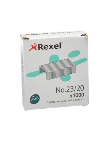 CI | Grapas rexel 23/20 acero caja 1000 unidades