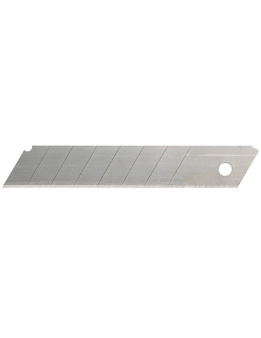CI | Repuesto cuter ancho metalico q-connect 0,5x18 mm -estuche de 12 cuchillas