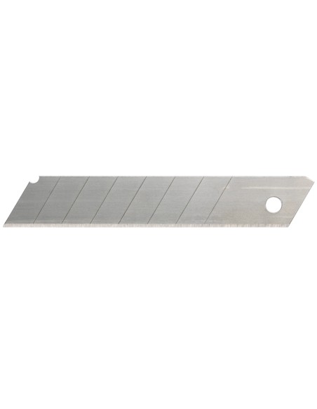 CI | Repuesto cuter ancho metalico q-connect 0,5x18 mm -estuche de 12 cuchillas