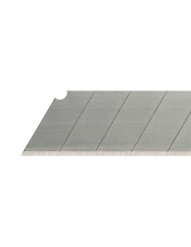 CI | Repuesto cuter ancho metalico q-connect 0,5x18 mm -estuche de 12 cuchillas