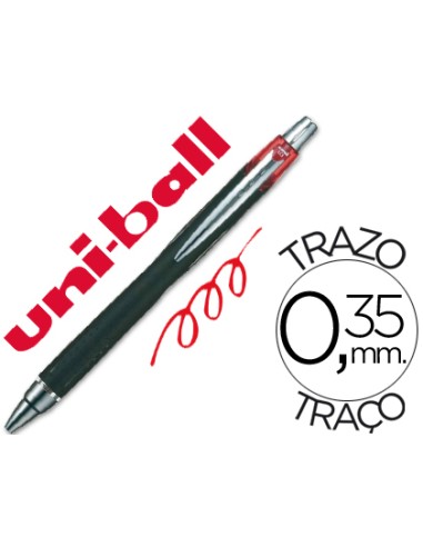 CI | Boligrafo uni-ball jetstram sxn-210 retractil color rojo