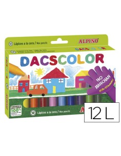 CI | Lapices cera dacscolor caja de 12 colores