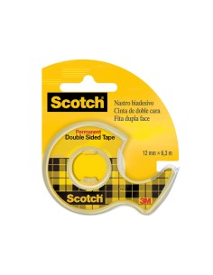 CI | Cinta adhesiva scotch 136-d dos caras 6,3 mt x 12 mm... 2